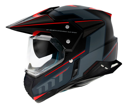 Casco Mt Helmets Synchrony B5 Rojo Duo Sport Rpm925