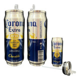 Termo Lata Cerveza Corona Extra Personalizado Fecha Nombre 