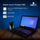 Lenovo Thinkpad T480 Core I5 8th 8gb Ram  256gb Ssd.