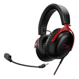 Audífonos Gamer Hyperx Cloud 3 Xbox Pc Ps5 Ps4 Switch Rojo