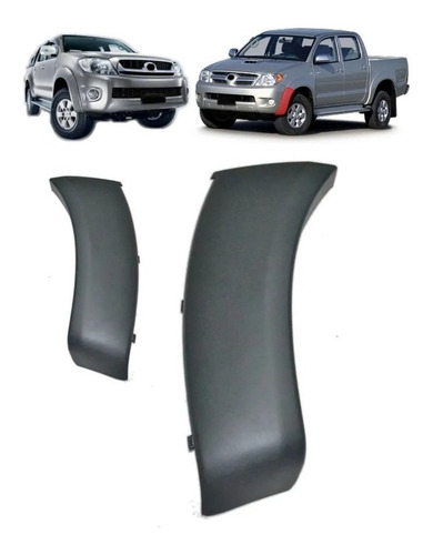 Fenders Moldura Paragolpe Delantero Toyota Hilux 2006 El Par