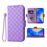 Funda Estilo Billetera Para Tcl 20 Se (violeta)