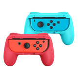 2 Grip Para Joycons De Nintendo Switch Controles De Mano 