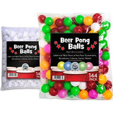 Sportly 144 Color De La Cerveza Pong Balls- Grande Para El T