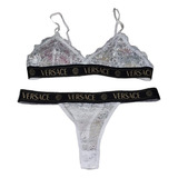 Conjunto Ropa Interior Bikini Playa Versace Sexy Delicado