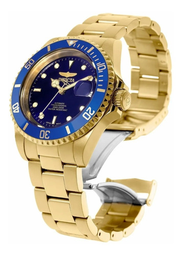 Relogio Invicta 8930obdourado Banhado A Ouro 18kautomático