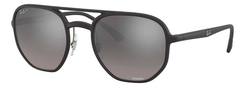 Óculos De Sol Ray Ban Black Chromance Polarizado Rb4321ch Cor Da Armação Preto Cor Da Haste Preto