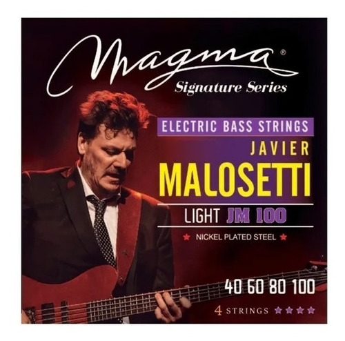 Cuerdas Bajo Electrico Magma Malosetti 4 Cuerdas 040-100