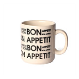 Set X6 Mug De Tazas Jarro Ceramica  270cc Bon Appetit