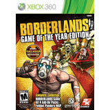 Videojuego Borderlands Edición Juego Del Año Xbox 360