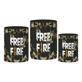 Trio De Capas Cilindro Festa Free Fire