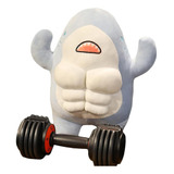 Lovely Ocean Muscle Shark Animal,peluche De Tiburón Buff2023