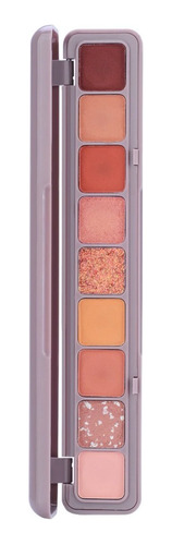 Paleta De Sombras 9 Tonos Nude Neutros Mate Y Shimmer Medium