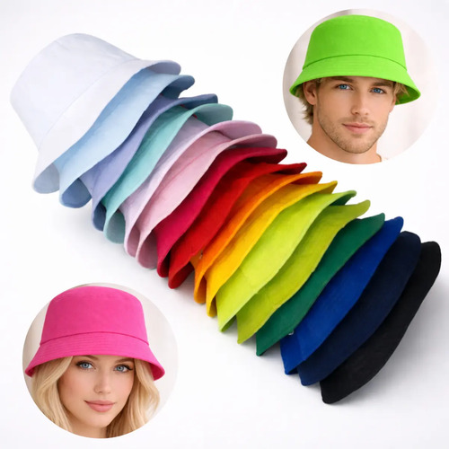 Chapéu Bucket Feminino Masculino Boné Praia Proteção Solar | MercadoLivre