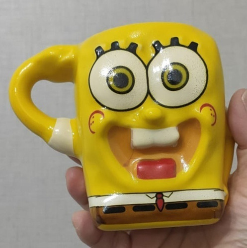 Taza Ceramica 3d Bob Esponja