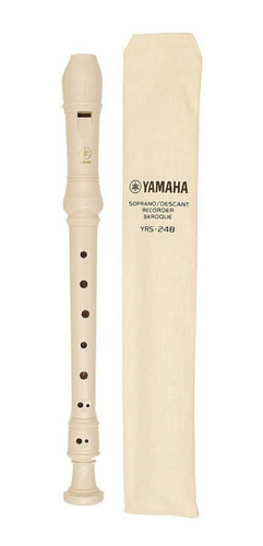 Flauta Dulce Soprano Yamaha Yrs-24b Barroca