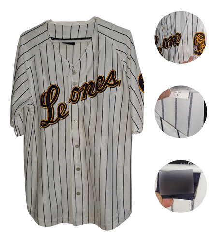 Camisa De Pelotero Leones Del Caracas Beisbol