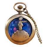 Reloj De Bolsillo Estilo Retro; Imagen Del Principito. Jp
