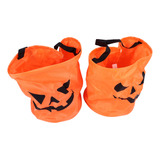 Bolsa De Caramelos De Mano Con Luz Led Para Halloween, 2 Uni