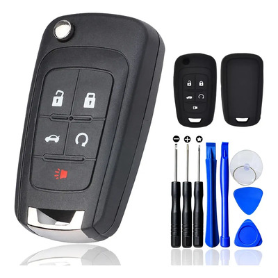 Tangdybwdz Carcasa Y Funda Llave Para Gmc Terrain Acadia Canyon Sierra1500 Yukon 2010-2022 Funda Protectora De Silicona Kit De Herramientas 5botón Protección Integral Antigolpes Impermeable | Meses sin interés