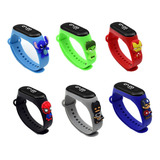 20 Piezas De Relojes Infantiles Led Impermeables De Silicona