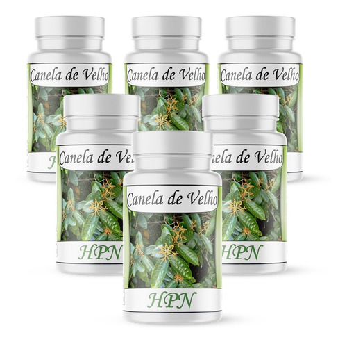 Canela De Velho 360 Cáps 500mg 100% Natural Kit 6 Frascos