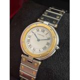 Reloj Cartier Santos Vendome Acero Oro 18k Ref 8191