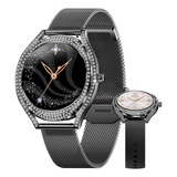 Relógio Inteligente Feminino Smartwatch Diamante Bluetooth 