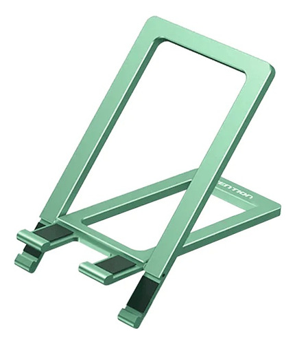 Soporte Para Celular Tablet Aluminio Plegable Verde Vention