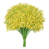 12 Unidades De Plantas Artificiales Baby Breath Gypsophila P