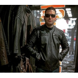 Campera De Moto De Cuero Grueso Vacuno Marca Moto Cuero