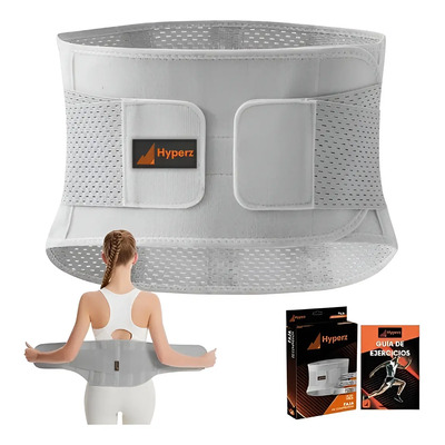 Faja Soporte Sacro Lumbar Con Varillas Ortopedica Lumbosacra Xl Cintura 95-115 Cm | Meses sin interés