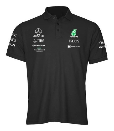 Polera Pique Mercedes Benz F1
