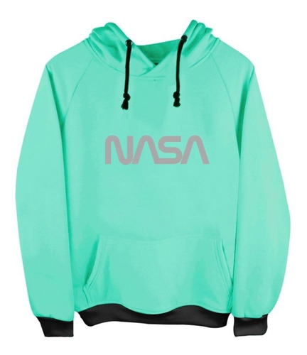 Sudadera Con Gorro Nasa Espacio Universo Moda Adulto