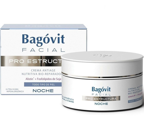 Crema Antiage Bagovit Facial Pro Estructura Reparadora Noche