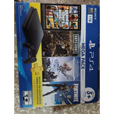 Play Station 4  1tb + 2 Joysticks + 10 Juegos Fisicos 