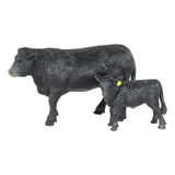 Juguetes Big Country Angus Cow Y Calf 120 Juguetes Scale Far