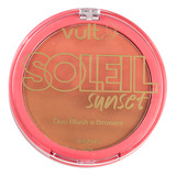 Pó Compacto Duo Blush E Bronzer Soleil Sunset 6g - Vult