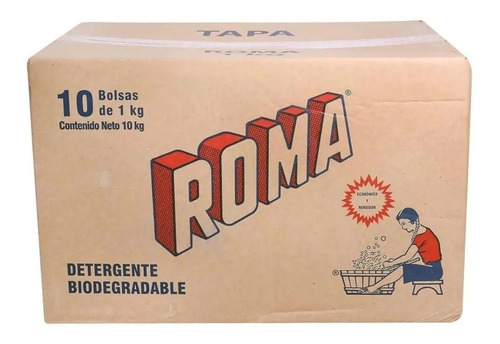 Caja De Jabon Roma De 1kg (10 Bolsas)