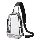 Bolsa De Pecho En C, Transparente, Impermeable, Con Carga Us