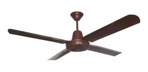 Ventilador Marron De 4 Aspas Metalico Blumt