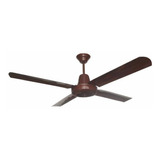 Ventilador Marron De 4 Aspas Metalico Blumt