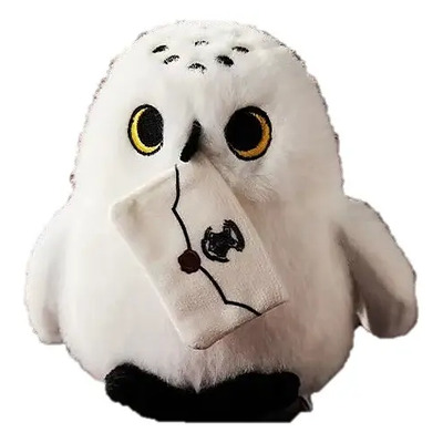 Búho Blanco Mágico Peluche Imán De Hombro Mago Hechicero | Meses sin interés