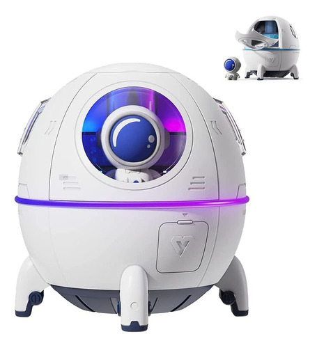 Humidificador Difusor Aromas Capsula Astronauta + Esencia  