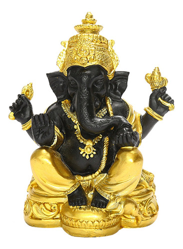 Bien Estatuilla Rara De Ganesha Elefante Dios Buda