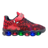 Zapatillas Luces Avengers C America Spiderman Iron Man Hulk