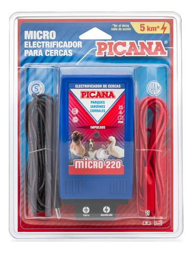 Boyero Electrico De Alambrados Picana Micro 220v 5km