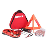 Kit Emergencia Automotriz Cables Pasa Corriente Vial Mikels