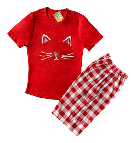 Pijama De 2 Piezas Para Niñas Tallas  2,4,6 Y 8