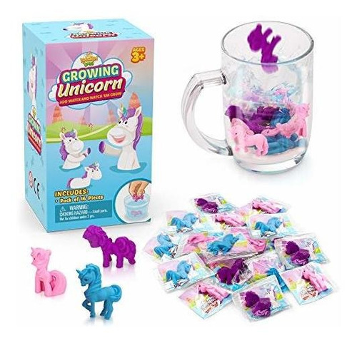 Unicornio Que Crece En El Agua, Paquete De 16 Regalos D...